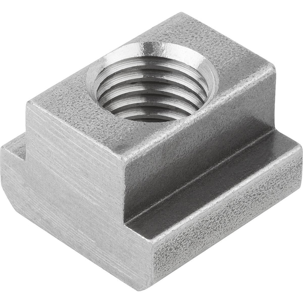 Nut DIN508, D=M16, Nb=18, Stainless Steel Silver